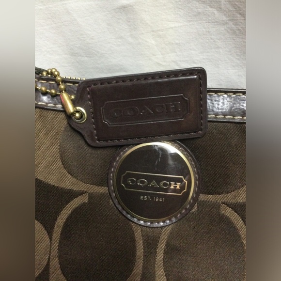 Coach Purse. Canvas - Picture 5 of 16